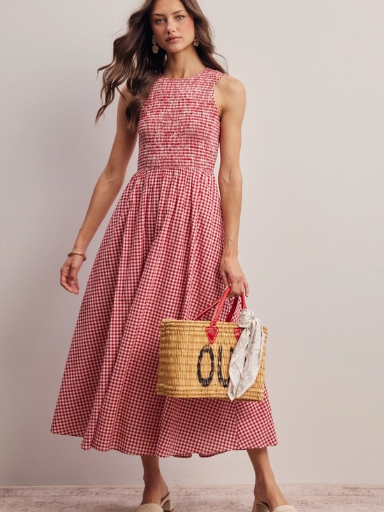 Dresses & Skirts - NWT Red and White Gingham Dress